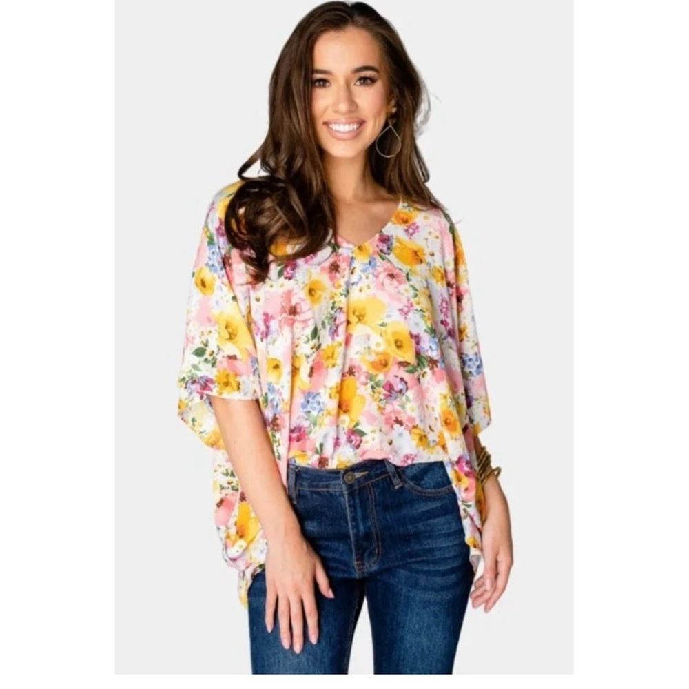 Buddy Love Multicolor Floral North Tunic Top